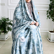 پارچه چادری سبز طرح شکوه