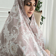 پارچه چادری بژ طرح شکوه