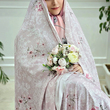 پارچه چادری صورتی طرح پریسا