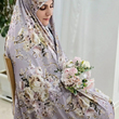 پارچه چادری نقره ای طرح نقره فام