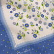 روسری آبی طرح مهنا - نخی - قواره ۹۵