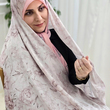 پارچه چادری صورتی طرح حورا