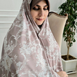 پارچه چادری بژ طرح شکوه