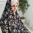 پارچه چادری مشکی طرح پیچک