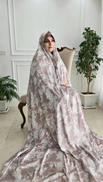 پارچه چادری بژ طرح شکوه