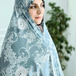 پارچه چادری سبز طرح شکوه