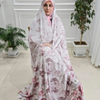 پارچه چادری صورتی طرح حورا
