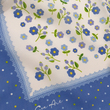 روسری آبی طرح مهنا - نخی - قواره ۱۰۵
